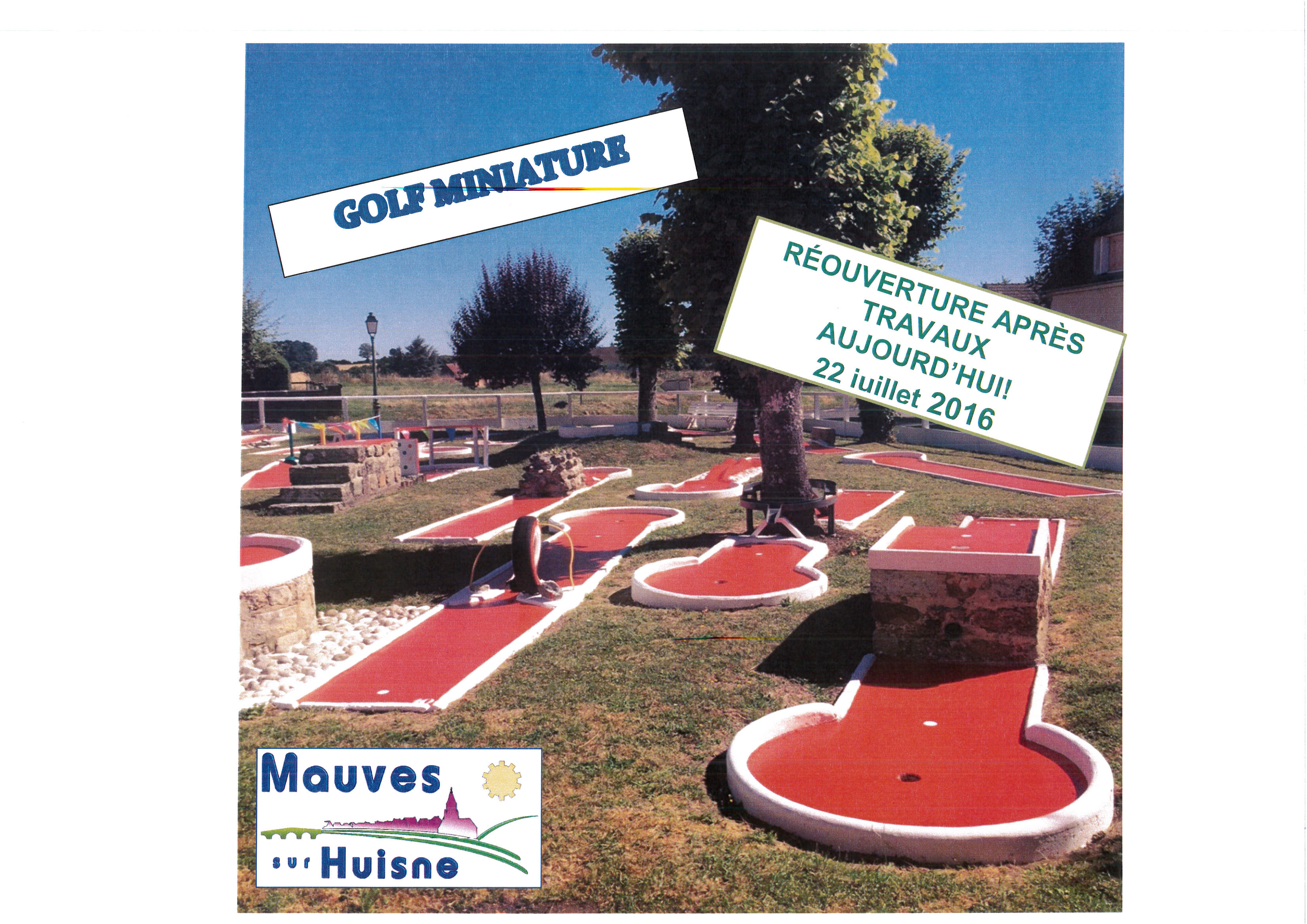 MINIGOLF AFFICHE