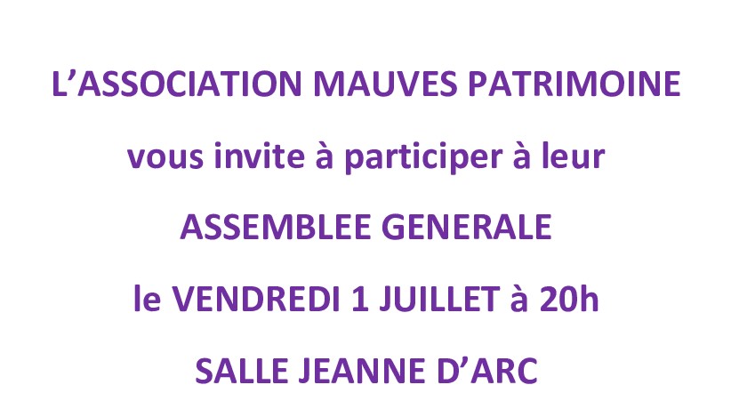 mauves patrimoine ag 2022