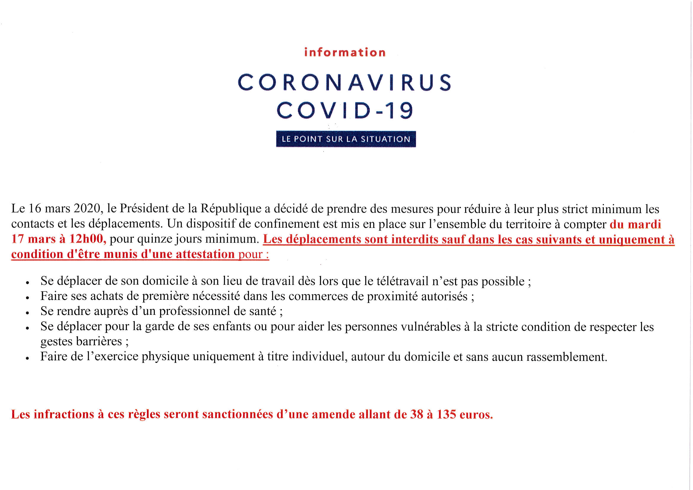 COVID 19 CONFINEMENT