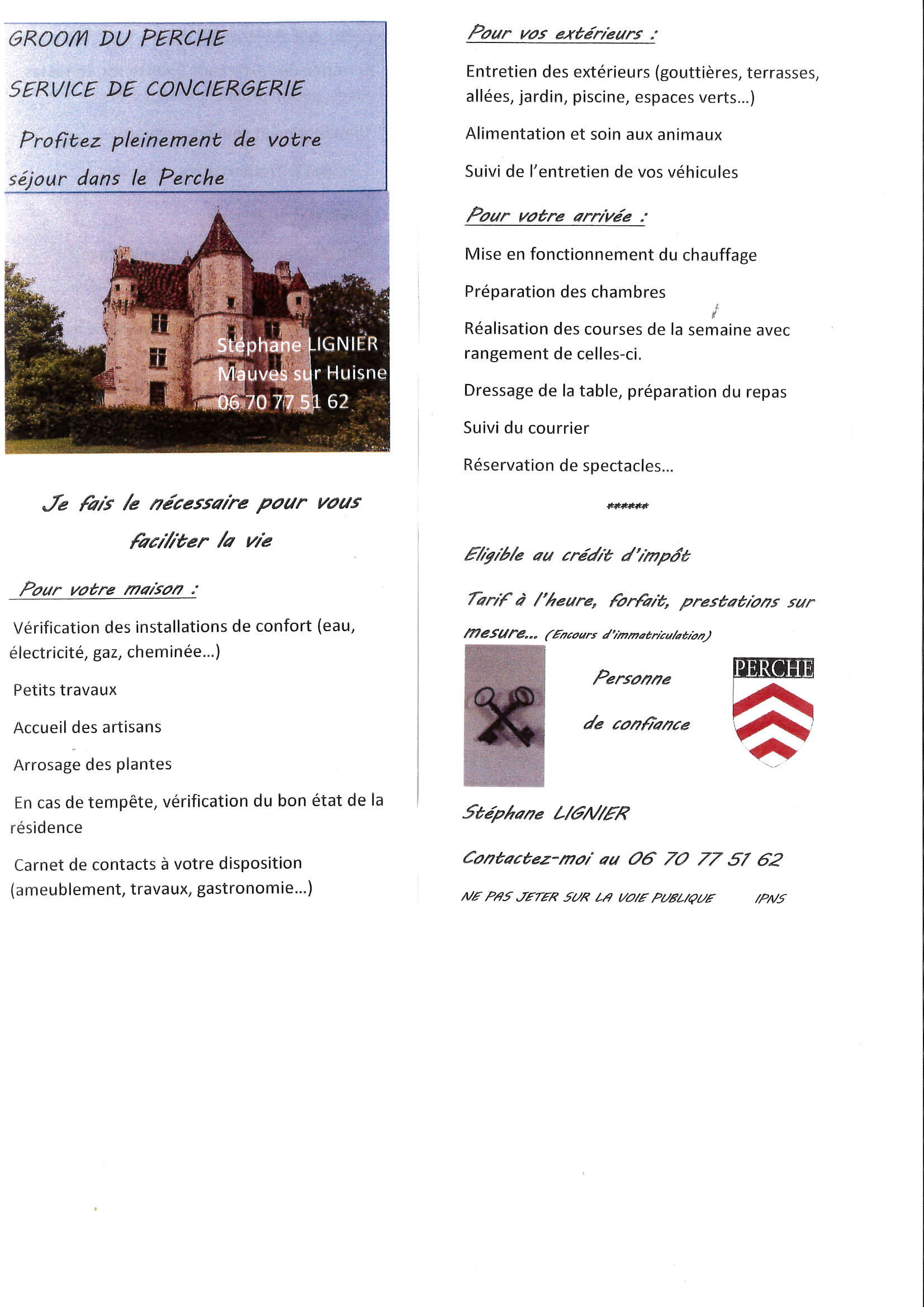 GROOM DU PERCHE