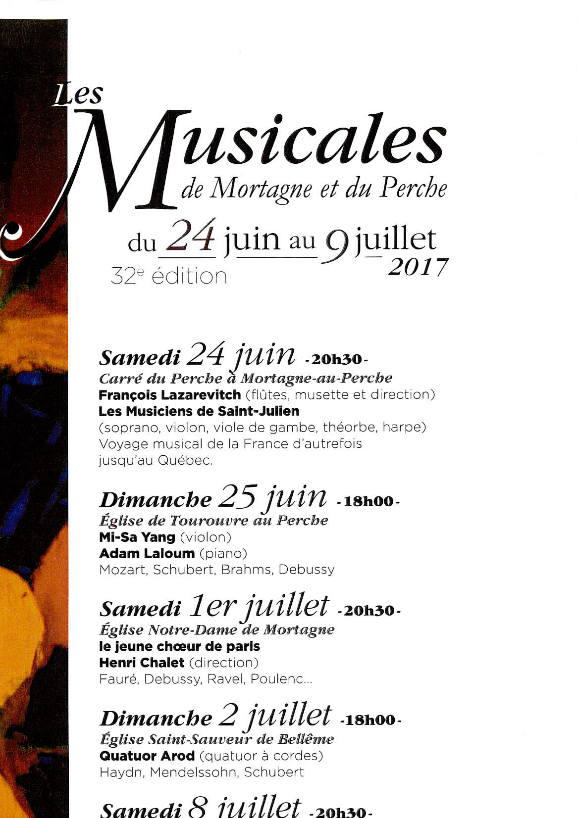 MUSICALES 32E