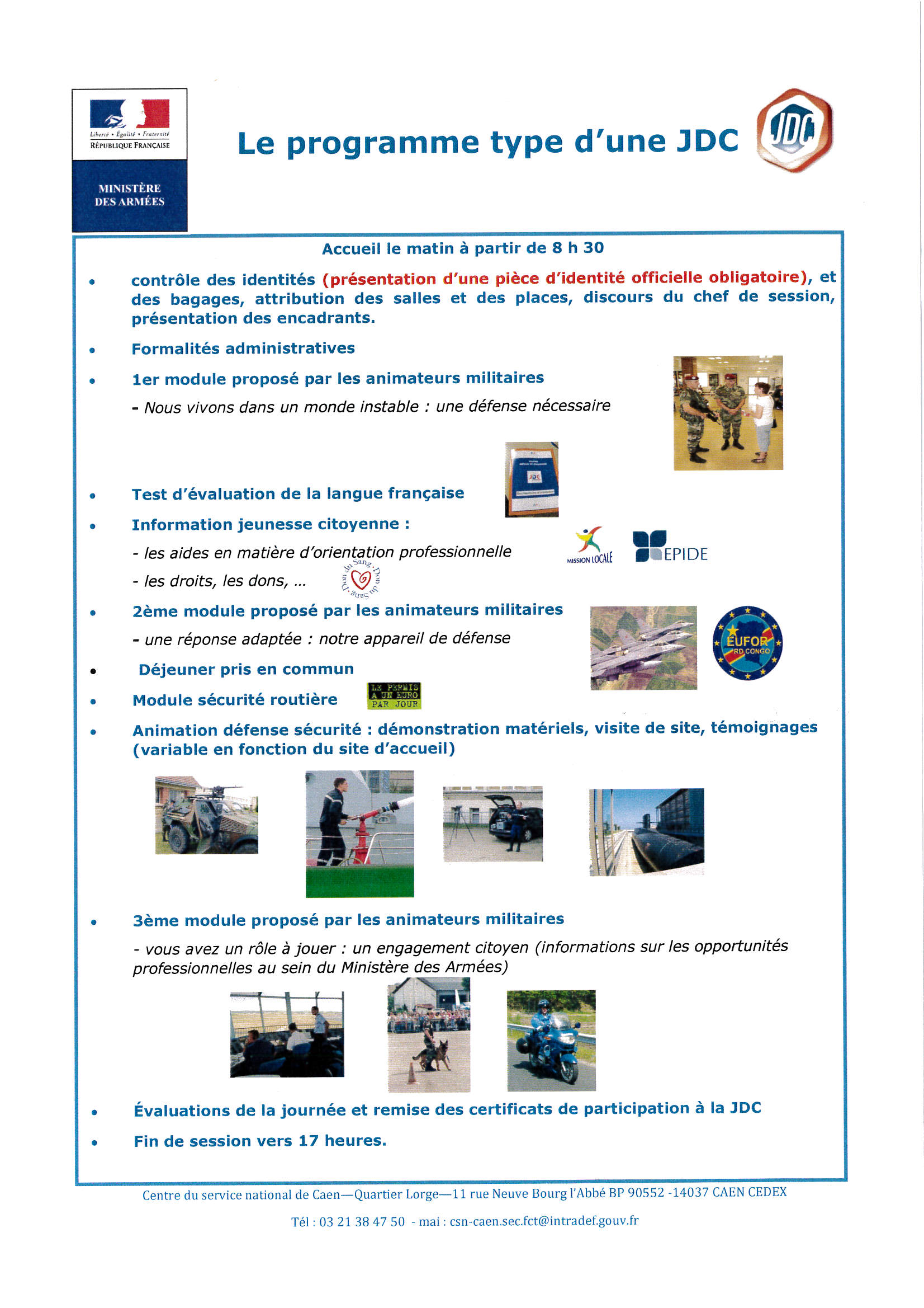 PROGRAMME JDC01