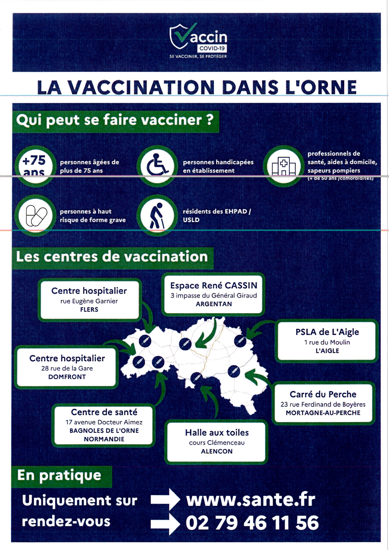 VACCINATION PLUS DE 75  ANS