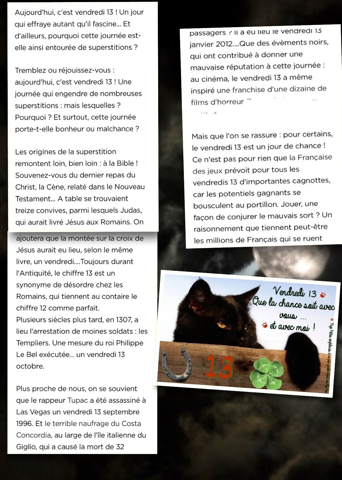 vendredi 13