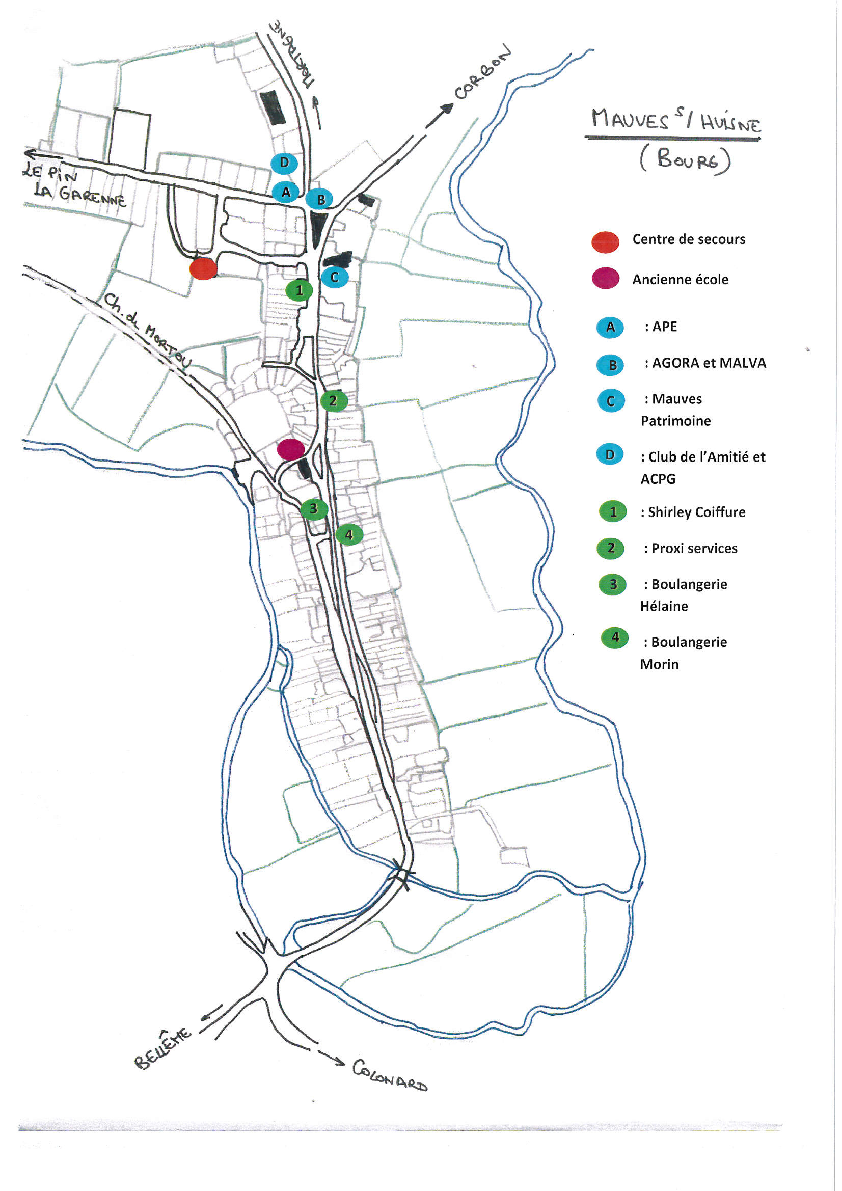 PLAN BOURG SAINT GILLES 2020