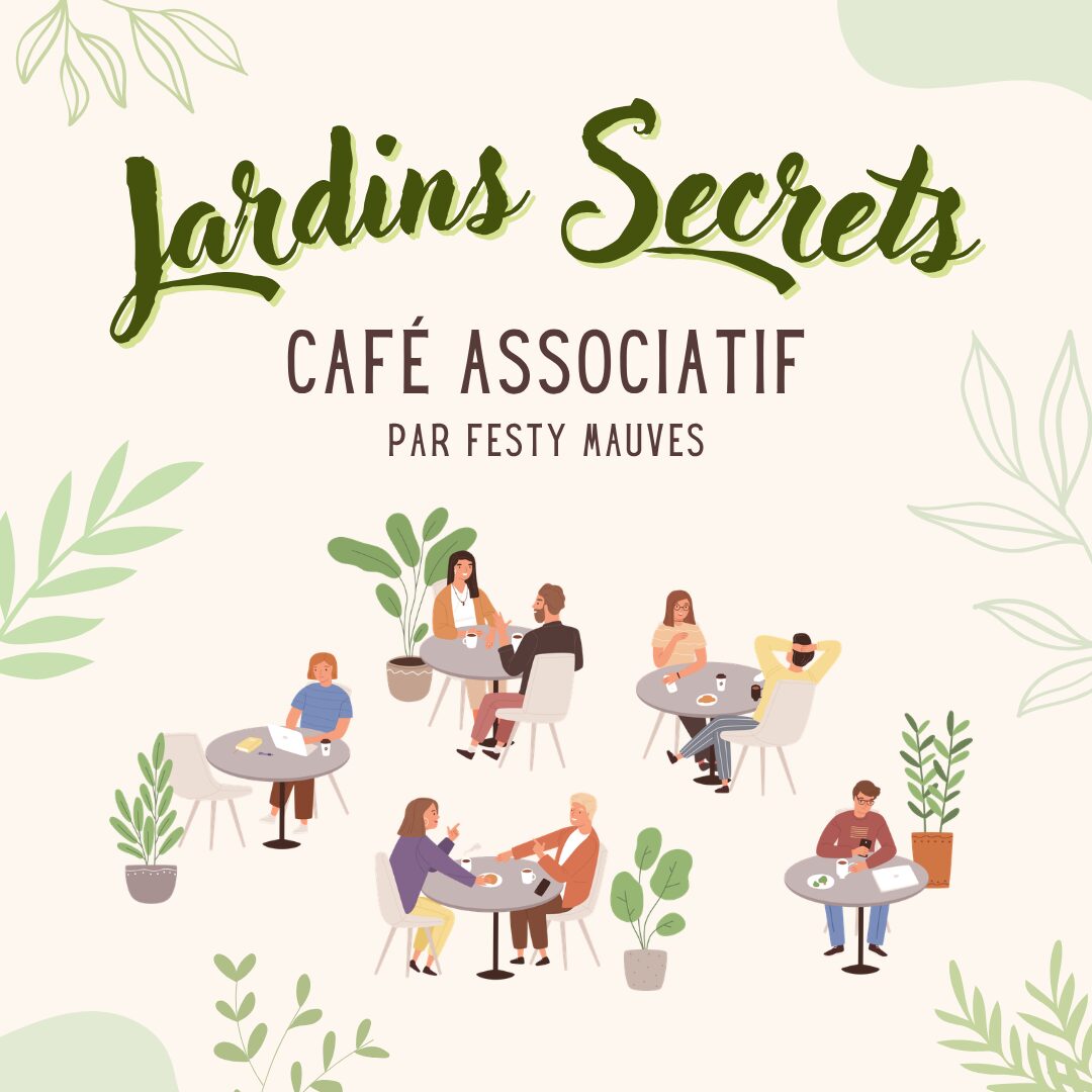 Affiche Jardins Secrets par Festy Mauves