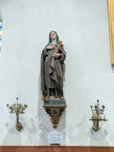 Statue de Marguerite de Lorraine - Eglise Saint-Pierre à Mauves-sur-Huisne