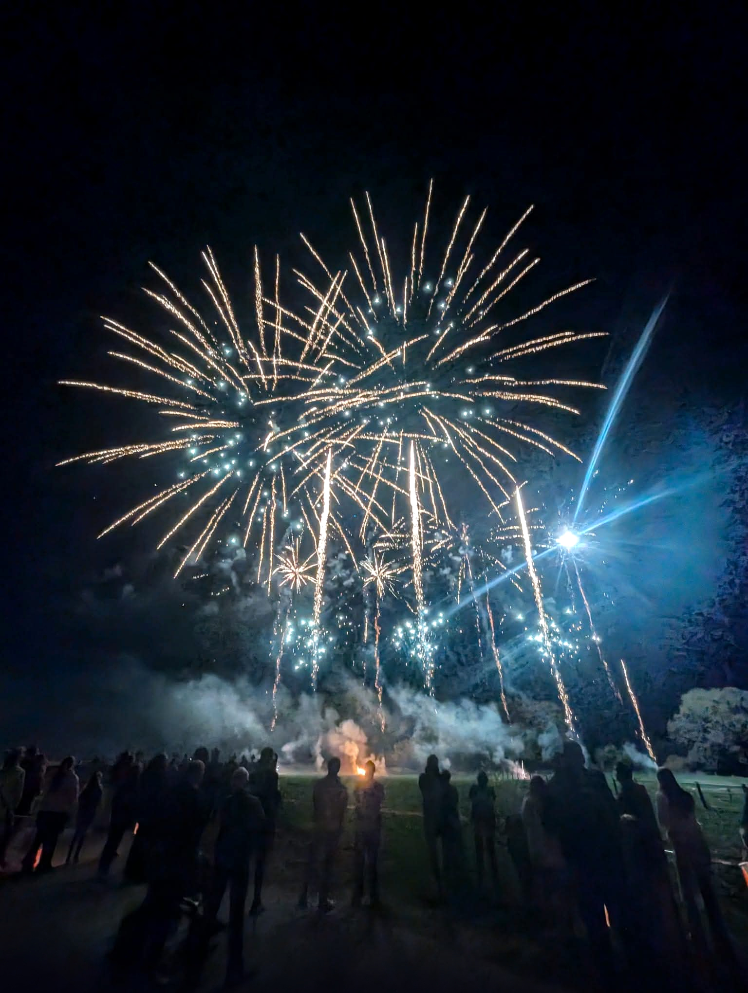 Feu d'artifice de la Saint-Gilles à Mauves-sur-Huisne