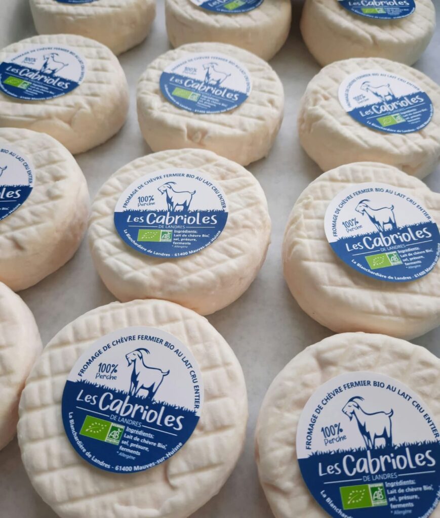 Fromages de chèvre cabrioles des landres