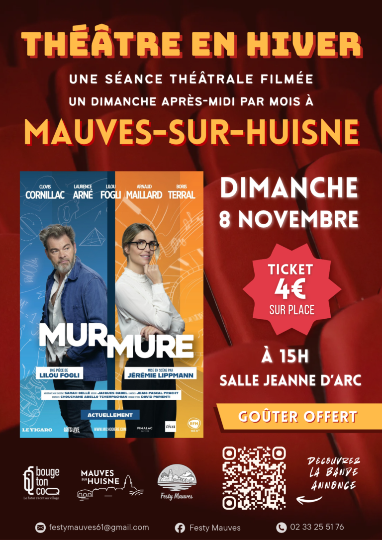 Le théâtre s&rsquo;invite à Mauves cet hiver